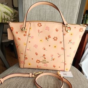 Coach Kacey Satchel With Mystical Floral Print